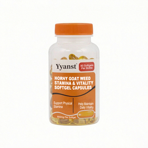 Extrait de Horny Goat Weed en gélules molles 800mg 90 pièces – Complément énergétique à base de plantes pour soutenir la résistance physique et maintenir la vitalité quotidienne - Product Image 1