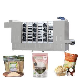 Machine à souffler le riz instantané auto-chauffante à l'argent - Ligne commerciale de farine de riz régénérée nutritive sans cuisson, automatique et de haute performance - Product Image 4