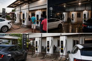 Chargeur EV GCG-60kW-G2 GB/T à double connecteur, monté au sol, avec OCPP, certifié CE pour les stations de recharge de véhicules - Product Image 4