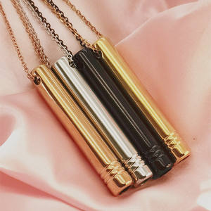 สร้อยคอสแตนเลสพร้อมจี้ไฟแช็คน้ำหนักเบาบรรเทาความวิตกกังวลเปลี่ยนสีได้ - Product Image 1