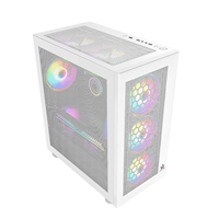 OEM Fabrika Özel Üretim Yüksek Performanslı ITX ATX Oyun Bilgisayarı Kasası Plastik Siyah Mid Tower Yan Pencereli ve USB Portlu