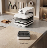Presse à Chaud Automatique Xtool WonderPress avec Module de Forme 3D, Presse à T-shirts, Four de Cuisson Artisanale et Purificateur d'Air