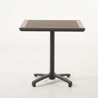 Meubles de restaurant Tables d'extérieur pliables Plastique Bois Aluminium Table pliante de bistro