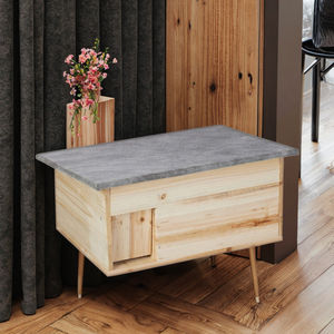 Masif köknar ahşap çevre dostu kirpi evi labirent giriş şık küçük hayvan ev ile her mevsim için hiçbir montaj gerekli - Product Image 6