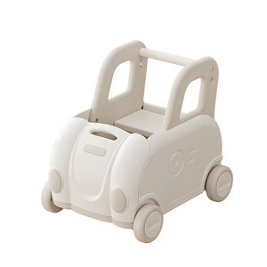 Fabricant OEM de trotteurs minimalistes en plastique pour bébés, jouets stables à pousser avec rangement, voiture d'activités de développement à 4 roues pour enfants - Product Image 2