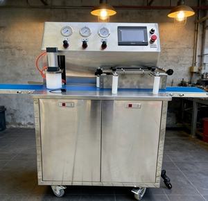 Máquina Encrustadora con Pantalla Táctil PLC, Peso Ajustable <span class=keywords><strong>de</strong></span> 10-180g, para Mini Mooncake, Mochi, Bolas <span class=keywords><strong>de</strong></span> Pescado, Galletas y Pasteles <span class=keywords><strong>de</strong></span> Arroz - Product Image 5