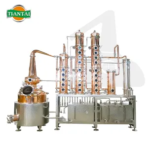 steam jacketed tank copper distiller whiskey distilling equipment alcohol still commercial distillery equipment for sale