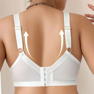 Soutien-gorge grande taille pour femmes, lingerie fine et respirante en maille, à couvrance totale, qui réduit visuellement la taille des poitrines généreuses, offre - Product Image 2