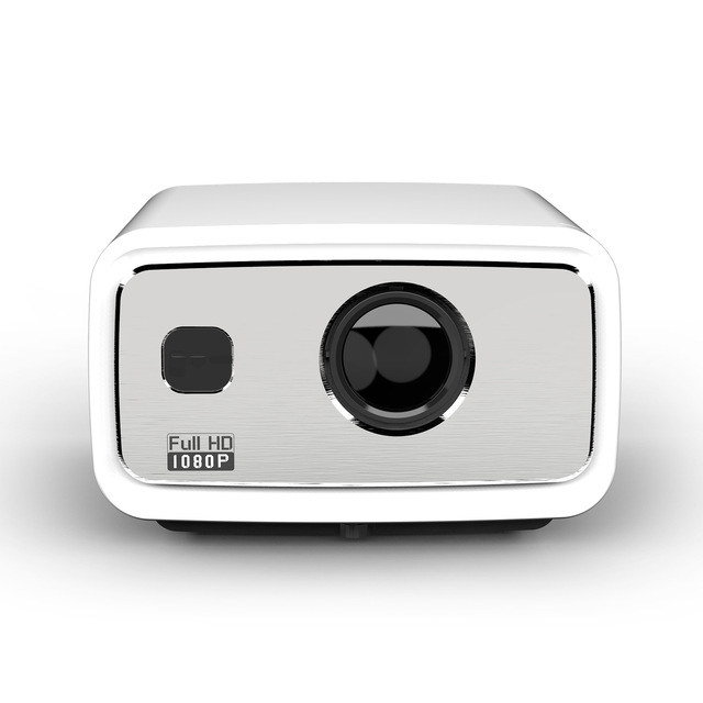 Auto-Focus 1080P LED Android 12 Projector 1200 Ansi Lumens 4K Support Outdoor Use Phone Compatibility 3D Portable LCD HIFI 2GB
