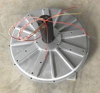 Offre Spéciale Générateur à Aimants Permanents à Flux Axial Sans Noyau 5kw 10kw 15kw 18kw pour Énergie Éolienne, Faible Couple, Haute Efficacité, en Alliage d'Aluminium