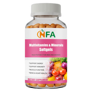 Cápsulas Blandas de Multivitaminas y Minerales OEM ODM con Vitamina, Calcio e Ioduro para Apoyar la Energía, la Inmunidad, la Función Muscular, la Salud Ósea y Cardíaca - Product Image 1