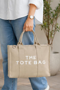 Sacs fourre-tout en toile à bandoulière avec fermeture éclair, sacs à bandoulière décontractés en toile pour le travail, l'école et les voyages - Product Image 3