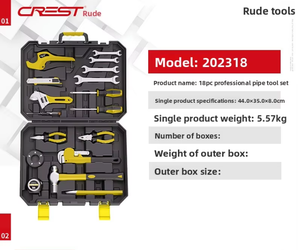 Kit d'outils de réparation multifonctionnels de plombier pour robinets d'évier Tuyaux de vidange étroits Source d'alimentation manuelle 1 an personnalisable OEM - Product Image 4