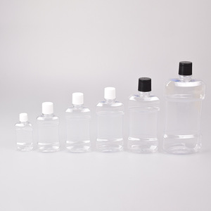 Transparent Pet <b>Plastic</b> Mouthwash Bottles 80Ml Portable <b>General</b> Packaging Customizable Supply - Product Image 1