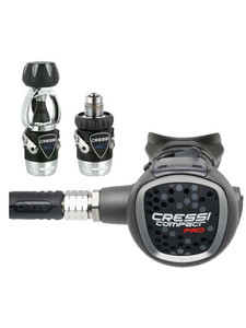<span class=keywords><strong>CRESSI</strong></span> MC9-SC Juego de Reguladores de Primera y Segunda Etapa para Equipo de Buceo Hecho en Italia - Product Image 1