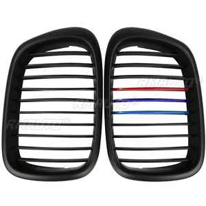 กระจังหน้ารถยนต์สไตล์ M Sport 1 คู่ สีดำด้าน สำหรับ BMW E39 ซีรีส์ 5 ปี 1997-2003 ชุดแต่งตัวถังรถยนต์ - Product Image 3