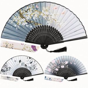 พัดลมแบบมีเชือกผูกมือพับได้ทำจากไม้ไผ่ปรับขนาดได้ใหม่ล่าสุด - Product Image 3