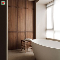 Panneau MDF Plaqué Bois à Surface Lisse de 19 mm pour Meubles, Portes d'Armoires, Revêtement Mural Intérieur et Projets Hôteliers
