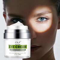 Crème Contour des Yeux Anti-Rides Personnalisable à l'Acide Hyaluronique, Marque Privée, Nourrissante, Réparatrice, Anti-Poches, au Collagène