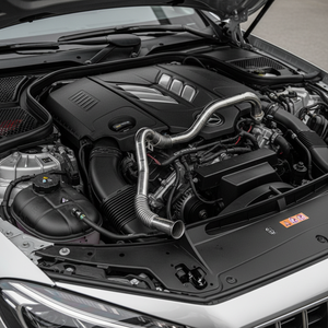Tuyaux d'échappement en acier QSP modèle EGR132, systèmes EGR, compatibles avec les classes S et S 63 AMG 4-MATIC, épaisseur 1,2 mm, finition miroir. - Product Image 3
