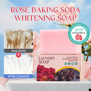 Jabón al por Mayor con Aroma a Rosas de 180g, Jabón de Lavandería con Bicarbonato de Sodio que Puede Limpiar <span class=keywords><strong>Ropa</strong></span> y Manos, Jabón Quitamanchas con Bicarbonato de Sodio - Product Image 2