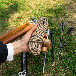 Cordes de Tente Réfléchissantes CLS Outdoor de 6 mm d'épaisseur, Cordes de Guy pour Tente, Camping, <span class=keywords><strong>50</strong></span> <span class=keywords><strong>m</strong></span>, Corde Coupe-Vent, Corde <span class=keywords><strong>à</strong></span> <span class=keywords><strong>Linge</strong></span> Extérieure - Product Image 3