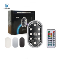 Lampu Ambient Mobil KEBOSIED, Lampu Interior Mobil Warna-warni, Lampu LED Bagasi Mobil
