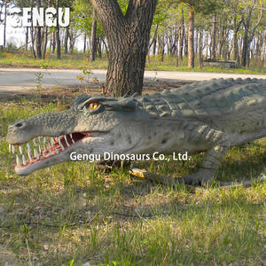<span class=keywords><strong>Alligator</strong></span> extérieur en fibre de verre vif à vendre Statue d'animal pour <span class=keywords><strong>parc</strong></span> - Product Image 4