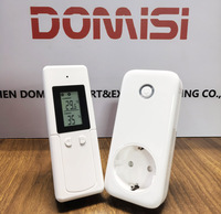 Nouveau Design Mural Numérique Chambre Sans Fil Thermostat Prise Automatiquement ON/OFF Chauffage ou Dispositifs De Refroidissement Comme Température Préréglée,