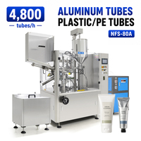 Prix usine NFS-80A Scelleuse-remplisseuse entièrement automatique pour tubes en plastique laminé et tubes en aluminium, pour crème, gel, pommade, lotion