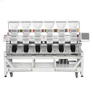 Embroidery machines 6 heads for cloth from China high quality