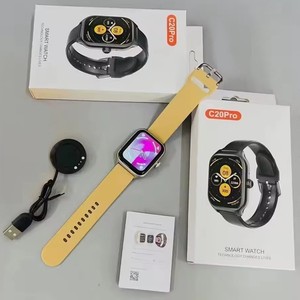 Giá Rẻ C20 Pro Pk Y13 GT20 D20 Kỹ Thuật Số Thông Minh Đồng Hồ Tập Thể Dục 1.75Inch Mặc Các Thiết Bị Giá Thấp C20Pro Vuông Thể Thao Smartwatch - Product Image 1