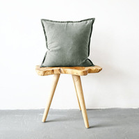 Housse de coussin de canapé et taie d'oreiller en lin 100% français tissé, couleur unie, de luxe, biologique, sur mesure, pour la maison, l'hôpital et l'hôtel, vente en gros