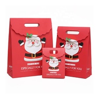 Sachet cadeau de luxe recyclable pour bonbons, avec logo personnalisé imprimé, en papier kraft à rabat, pour fêtes et événements