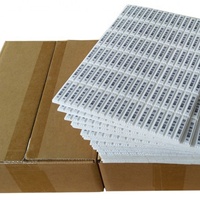 E-bit AM-L4511DR 5000 Unidades Etiqueta Suave Blanca EAS 58kHz DR con Código de Barras (Aleación Amorfa de PS) para Seguridad en Supermercados y Farmacias