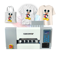Zoomjet nouvelle technologie 30cm petite imprimante Dtf avec t-shirt à secouer la poudre pour l'impression de vêtements