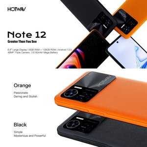 Smartphone HOTWAV <span class=keywords><strong>Note</strong></span> 12, 8 Go + 128 Go, batterie 6180 mAh, Android 13, NFC, 4G, best-seller - Product Image 5