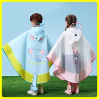 DELIA OEM Imperméable Écologique à Capuche pour Enfants Garçons et Filles, Motif Dessin Animé, en EVA, Idéal Randonnée et École