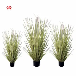 Venta al por mayor de regalo de decoración de interior y exterior de imitación verde decoración del hogar verde mini árbol en maceta plantas y flores artificiales