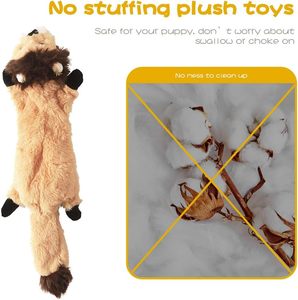 5 Pezzi Giocattoli da Masticare per Cani in Peluche, Durevoli, per la Dentizione dei Cuccioli, Interattivi, con Stampa Animale Carina, Regalo - Product Image 6