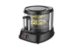 Horno Eléctrico para Pizza de 900W, 220V/120V, Rotación de 360 Grados, Cocción de 2 Piezas de 10 Pulgadas a la Vez, Modelo 01D - Product Image 3