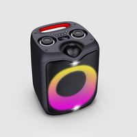 Altavoz Profesional de 6.5 Pulgadas con Subwoofer Grande, Sistema de Sonido HiFi, Altavoz para Karaoke con Bluetooth de 60w con Micrófono Inalámbrico