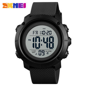 Vente chaude <span class=keywords><strong>Skmei</strong></span> <span class=keywords><strong>1426</strong></span>/1416 montre à Quartz de Sport numérique pour hommes femmes 30m étanche LCD affichage boucle fermoir chronomètre semaine - Product Image 3