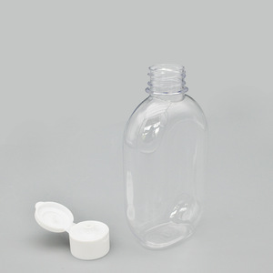 Flat Transparent Plastic <b>Bottle</b> 250ml Screw Cap Cosmetic Packaging <b>Squeeze</b> <b>Bottle</b> For Cleaning Or Glue Use - Product Image 3