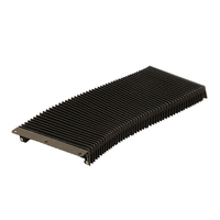 Cache-poussière protecteur en T pour machine-outil CNC, en tissu triple protection + PVC, rétractable à rail de guidage, haute fiabilité