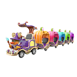 <span class=keywords><strong>Tren</strong></span> sin rieles personalizado con temática <span class=keywords><strong>de</strong></span> Halloween, diseño <span class=keywords><strong>de</strong></span> pato mágico y bruja con techo <span class=keywords><strong>de</strong></span> calabaza y monitor <span class=keywords><strong>de</strong></span> juego para parques temáticos y complejos turísticos - Product Image 6