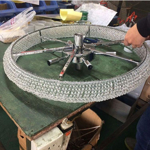 Lámpara de Araña Colgante de Cristal LED de Estilo Imperio Francés para Sala de Estar, Iluminación Interior - Product Image 6