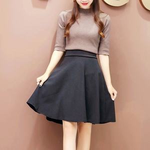 Jupes <span class=keywords><strong>mi</strong></span>-longues ajustées pour femmes, version coréenne, tailles S-2XL, jupes de soleil pour femmes grandes tailles, <span class=keywords><strong>tutu</strong></span> - Product Image 4