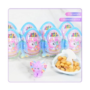 Mini taza de Chocolate con estampado de <span class=keywords><strong>unicornio</strong></span> personalizada, compuesto de Chocolate, confitería, aperitivos <span class=keywords><strong>sorpresa</strong></span> para niños, <span class=keywords><strong>huevo</strong></span> de Chocolate con juguete en el interior - Product Image 1