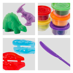 Jouet STEM Pâte à modeler Dinosaure Ensemble de pâte à modeler pour enfants Ensemble de pâte à modeler DIY Argile colorée Jouet - Product Image 4